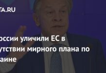 В России уличили ЕС в отсутствии мирного плана по Украине: Политика: Россия: Lenta.ru