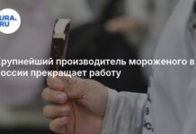 Крупнейший производитель мороженого в России прекращает работу