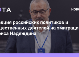 Реакция российских политиков и общественных деятелей на эмиграцию Бориса Надеждина